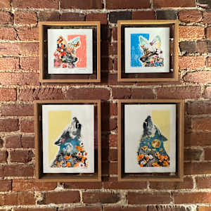 Wild Cartography no. 19 - Framed by Anna Wise 