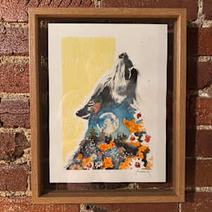 Wild Cartography no. 18 - Framed by Anna Wise 