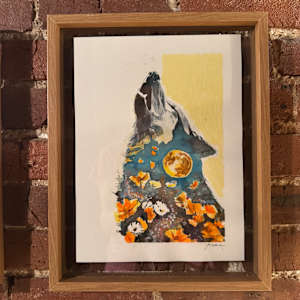 Wild Cartography no. 17 - Framed by Anna Wise 