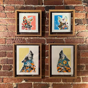 Wild Cartography no. 18 - Framed by Anna Wise 