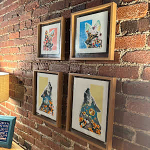 Wild Cartography no. 17 - Framed by Anna Wise 