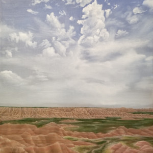 Badlands of South Dakota by Elizabeth A. Zokaites