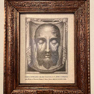 Holy Face relic custom frame 2 by Elizabeth A. Zokaites, Image 2.