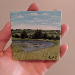 Lake in the Hills by Elizabeth A. Zokaites 