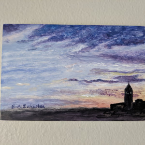 Sunset Tower by Elizabeth A. Zokaites 