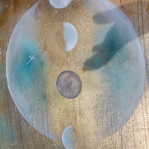 Golden collection / Moon phases in connection with water and life by Mojca Fo 