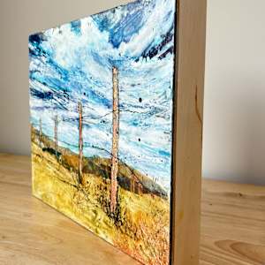Fence and Sky by Diane Larouche Ellard, Image 1.