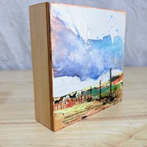 Inky Fence by Diane Larouche Ellard 
