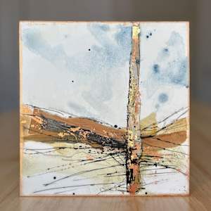 Prairie Fence Abstraction #5 by Diane Larouche Ellard, Image 1.