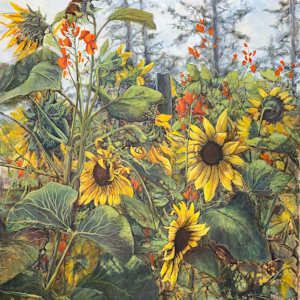 Sunny Flowers by Diane Larouche Ellard