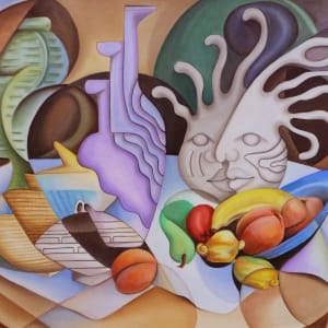 Still Life With Peaches, Image 1.
