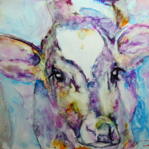 Purple Cows Moo Too by Elisha 