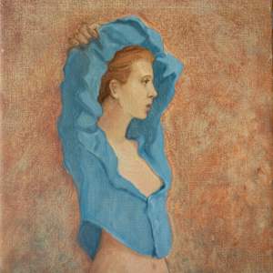 Untitled #278  (Woman in Blue) by Pat Ralph