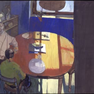 Changy Table with Two Figures by Daniel Kohn