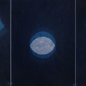 Photogram Triptych: Blocks and ball by Emily Hawkins Studio