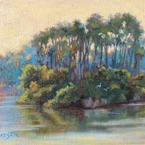 Golden Morning  -- Plein Air by Vicki Pedersen, Image 1.