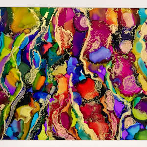 Crazy Color Painting by Julie Olson
