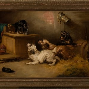 Antagonizing the Barn Cat by George Armfield 