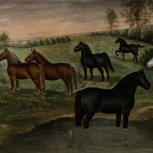 Horses in a Landscape by JF Stephens