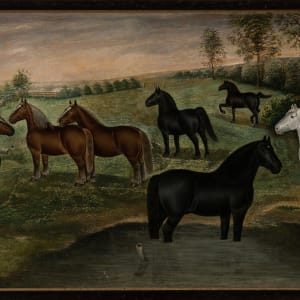 Horses in a Landscape by JF Stephens 