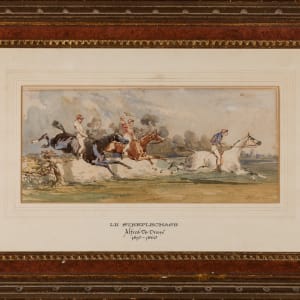The Steeplechase by Alfred De Dreux 