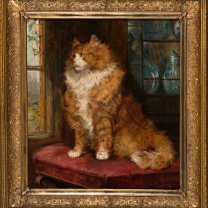 Study of a Ginger Cat by Philip Eustace Stretton 