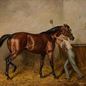 Gonsalvo and Groom in Stable by Allen Culpeper Sealy
