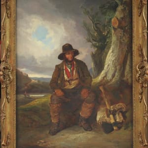 The Woodman by Thomas  Barker of Bath 