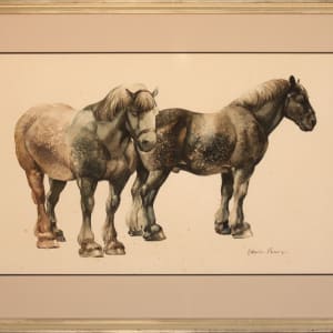 Clydesdales by Edwin Penny 