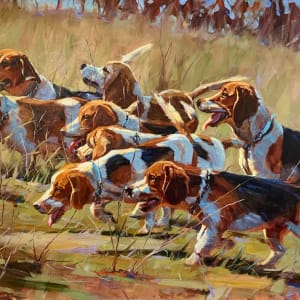A Pack of Beagles by Kelly Brewer