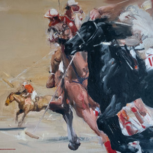 Les Joueurs de polo by Shahabuddin Ahmed