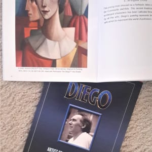 "L' Arlequin Triste" #C105 by Antonio Diego Voci Complete w/ Book where Artwork is featured by Antonio Diego Voci 