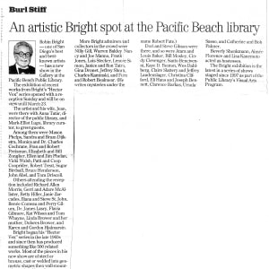 HECTOR VEX 288 "Home Sweet Home" by Robin Bright by Robin Bright  Image: Burl Stiff San Diego Union Tribune 2008 Article on Robin Bright Exhibit
