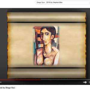 "Donna Seduta" ("Woman Sitting") by Antonio Diego Voci  Image: Donna Seduta in Video - Link Below