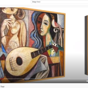 "Still Life with Mandoline" by Antonio Diego Voci  Image: "Still Life with Mandoline" in "THE VIRTUAL TOUR" video by Stephen Max