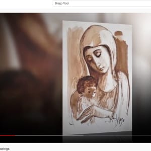 "Mother with Child on Left-1" CD32 by Antonio Diego Voci  Image: DRAWING VIDEO by Stephen Max 2016
