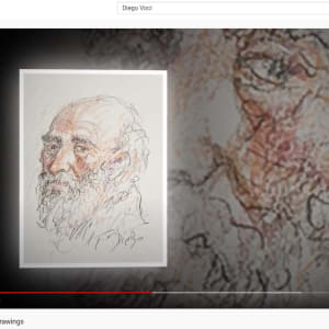 "Old Man with Colored Beard" CD8 by Antonio Diego Voci  Image: DRAWINGS BY DIEGO VOCI