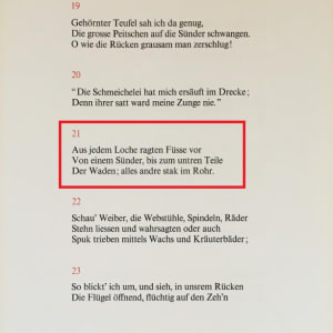 "Der schwarze Teufel" (German) "Fraud"   Göttliche Komödie Hölle  H21 by Salvador Dali #D8 by Salvador Dali 