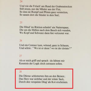 "Bertran de Born" Göttliche Komödie Hölle H28 by Salvador Dali #D21 by Salvador Dali 