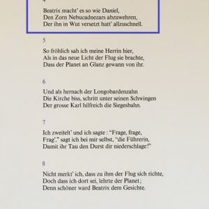 " Beatrice" (German) "Beatrice resolves Dante's Doubts" Göttliche Komödie Paradies P4 by Salvador Dali #D29 by Salvador Dali 
