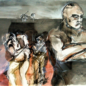 "Untitled Watercolor" by Barry Ebner by Barry Ebner 