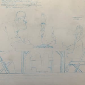 Clinton, Bush Sr. ,  and Spoiler Perot by Steve Kelley  Image: Blue Pencil Drawing