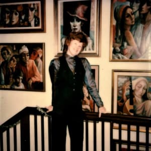 "Les Trois Visages" (The Three Faces) by Antonio Diego Voci  Image: Patti #Cooprider in Lampertshof 13 HOme in Germany with DIEGO