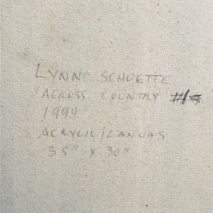 "Across Country #1" by Lynn Schuette by Lynn Schuette 