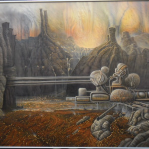 "Site 5558 Santo P754 NO NUKES" of the #Biomorphic Series by Sean (Pat) Sullivan, Image 6.