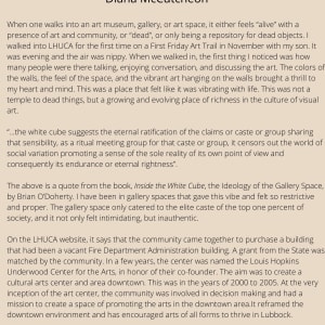 LHUCA Case Study Museum Education by Diana Atwood McCutcheon  Image: page 4