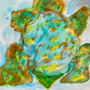 Lotus Heart and Head Turtle by Diana Atwood McCutcheon 