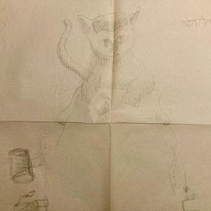 Van Gogh Kitty by Diana Atwood McCutcheon 