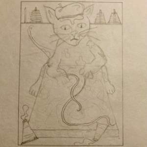 Van Gogh Kitty by Diana Atwood McCutcheon 