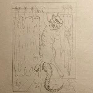 Van Gogh Kitty by Diana Atwood McCutcheon 